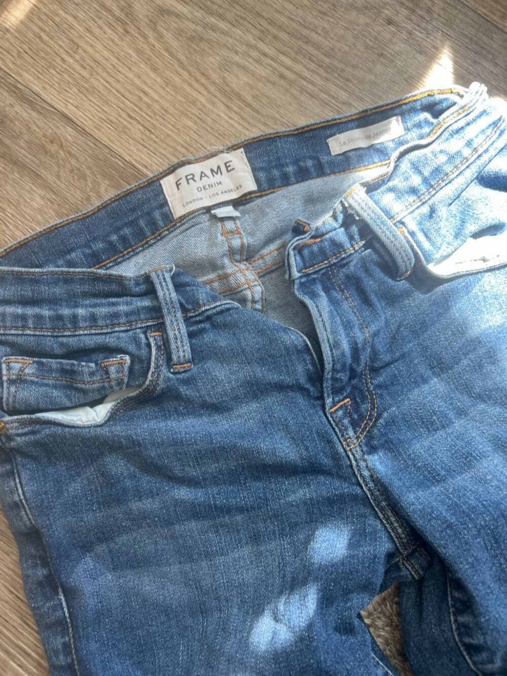 Frame Le Skinny de Jeanne jeans size 25 - Picture 6 of 10